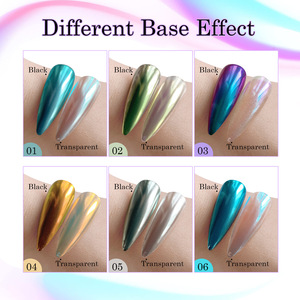 <span class=keywords><strong>Poudre</strong></span> à ongles liquide blanche et rose Moonlight, effet miroir chromé, <span class=keywords><strong>vernis</strong></span> <span class=keywords><strong>semi</strong></span>-<span class=keywords><strong>permanent</strong></span>, sans poussière, gel pour manucure, décoration - Product Image 4