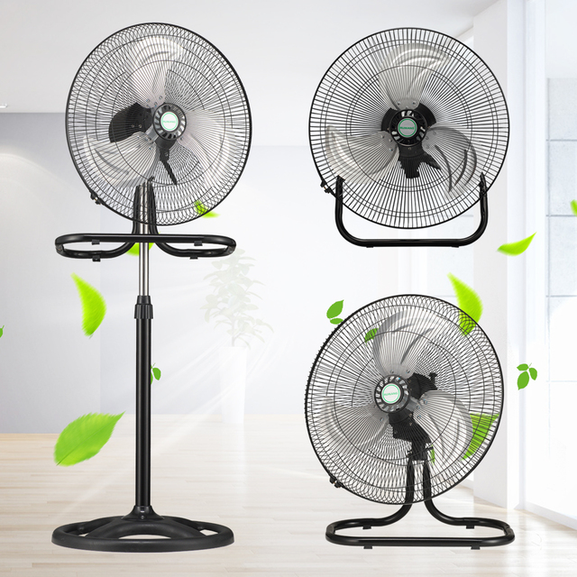 Factory Wholesale 3 in 1 Stand Fan Home Appliance Industrial Floor Electric Pedestal Fan 18 Inch Stand Fan