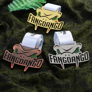 Medallas personalizadas oro plata Cooper aleación de zinc Metal esmalte suave medalla 3D dibujos animados <span class=keywords><strong>cocodrilo</strong></span> diseño en forma de medallas para personalizar - Product Image 5