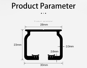 1001 alta qualità per tenda pesante da soffitto in alluminio tenda a <span class=keywords><strong>doppio</strong></span> <span class=keywords><strong>binario</strong></span> in alluminio - Product Image 3