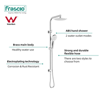Frascio AU Laiton Salle de Bain Ensemble de Douche Mélangeur Chrome-Fini Robinets et Équipement pour Hôtels et Salles de Bains