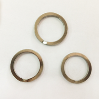 Edelstahl 304 Flacher Schlüsselring Silber Blanko Schlüsselanhänger O-Ringe 25mm