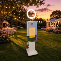 Venta en Almacenes de EE. UU., UE, Reino Unido y Canadá: Cabina de Fotos con Pantalla Táctil LCD de 21.5/32 Pulgadas, Software Gratuito, Espejo para Selfies con Cámara DSLR