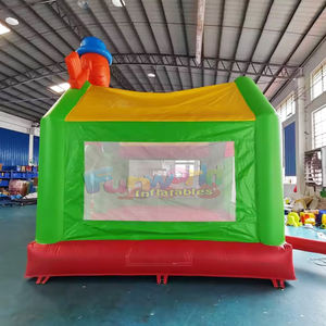 Château gonflable commercial à thème clown multicolore pour enfants, idéal pour les fêtes en plein air - Product Image 3