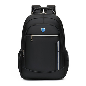 Men's Casual Travel <b>Backpack</b> Large Capacity 36-<b>55L</b> Business Commuter Laptop Bag Solid Color Black - Product Image 1