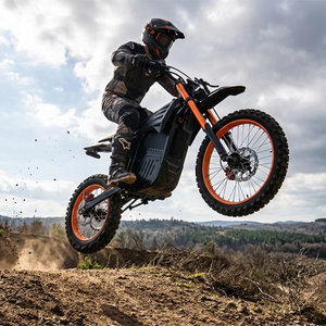 Moto tout-terrain électrique 72V pour adultes, nouvelle moto à batterie lithium sans balais, vitesse 75km/h, charge 150kg - Product Image 1