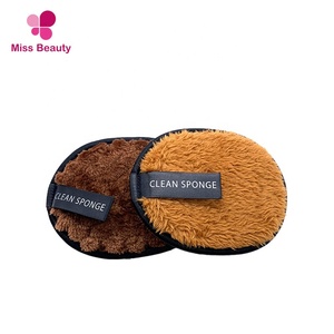 Miss Beauté Exfoliante Visage Nettoyant Doux Maquillage Poudre Éponge Feuilletée <span class=keywords><strong>Coton</strong></span> <span class=keywords><strong>Bio</strong></span> Tampon De Nettoyage - Product Image 5