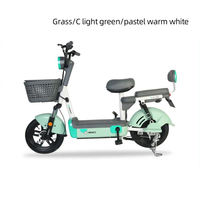 Vélo électrique urbain pour adultes en gros, scooter portable à 2 places avec moteur de moyeu arrière de 350 W, fonctionnalités électroniques, moteur sans balais
