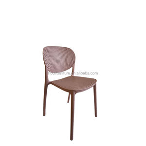 Chaise en corne DLC-P669 tabouret de bureau chaise de salle à manger ménage en plastique épaissi net <span class=keywords><strong>rouge</strong></span> chaise longue paresseuse - Product Image 3