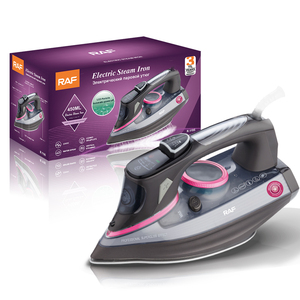 RAF 2200W Iron With Ceramic Soleplate LED Display Water Spray and 450ML for <b>Smooth</b> Garment Pressing <b>Brush</b> Iron RAF RAF 220 - Product Image 4