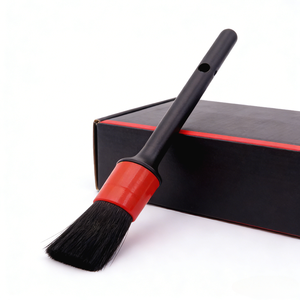 Juego de cepillos para detallado de autos CTCC019, cerdas de nailon suaves de varios tamaños, herramienta de limpieza para ruedas y espacios interiores sin rayones - Product Image 1