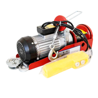 Palans électriques 1320lbs, mini-treuil 110V, câble métallique, grue de levage, télécommande, nouvelle boîte de vitesses, vente au détail
