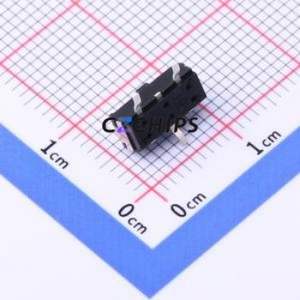 MS-12D17-G2 Slide Switch SMD Switch Single Pole Double Throw Rectangle Pin Header Gull Wing Type 9.1mm - Product Image 2