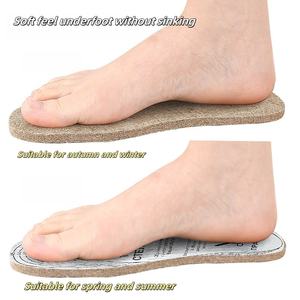 Vente chaude dessin animé laine feutre semelles épaisses chaudes absorbant les chocs soulagement de la pression et taille de coupe libre semelles de chaussures - Product Image 3