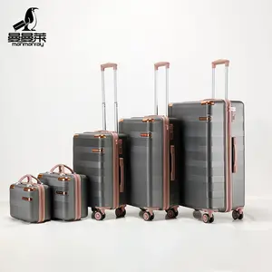 Wholesale 12 14 20 24 28 Inch 5 Pcs Set Valise Durable ABS Hard Shell Travel Trolley Bag Luggage Sets