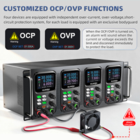 Alimentation CC programmable BORUIDY SPPS-K305R 4-KD à 4 canaux 30V 5A avec affichage de courbe pour la recherche en laboratoire et les tests de charge de batteries