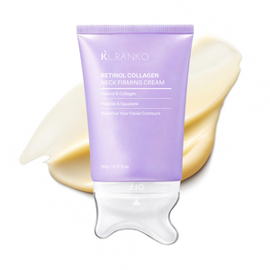 <span class=keywords><strong>Crema</strong></span> <span class=keywords><strong>Reafirmante</strong></span> de <span class=keywords><strong>Cuello</strong></span> con Retinol y Colágeno, Personalizada OEM, con Gua Sha Integrado <span class=keywords><strong>para</strong></span> Reducir Arrugas y Reafirmar la Piel del Rostro - Product Image 1