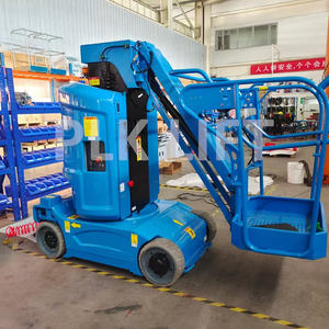 11 मीटर मोबाइल हवाई आदमी काम मंच ऊर्ध्वाधर मस्तूल हाइड्रोलिक इलेक्ट्रिक व्यक्त बूस्ट लिफ्ट लिफ्ट - Product Image 2