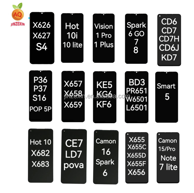 100% test Cell Phone Lcd Screen for Infinix X626 X627 Screen Touch Display Digitizer Assembly Repair for Tecno S4 Lcd