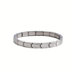 Bracelet en acier inoxydable 7 mm de style italien simple et élégant, fait main, chaîne DIY, design classique, idéal pour un cadeau - Product Image 6