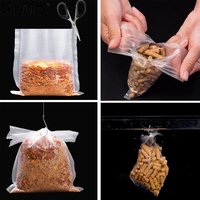 Sacs en film d'alcool polyvinylique (PVA) JiJiD 100 % biodégradables, solubles à l'eau froide, sacs en plastique dissolvables, sacs PVA pour la pêche