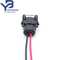 12110179 Konektor Pigtail Injektor Bahan Bakar 2 Pin Betina -Paket 280.1 2.8mm untuk GM