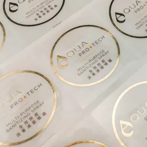 Custom made stickers clear labels round shape make your own well designed stickers