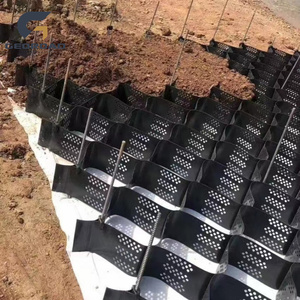 Tổ ong sỏi ổn định <span class=keywords><strong>HDPE</strong></span> <span class=keywords><strong>geocell</strong></span> giá cho đường lái xe vật liệu xây dựng bề mặt hàn di động <span class=keywords><strong>geocell</strong></span> - Product Image 5