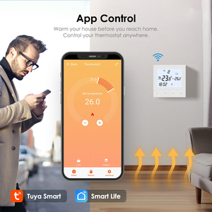 Termostato de ambiente con cable WiFi Beok para control de calefacción de caldera de gas de contacto seco con tecla de prensa simple - Product Image 2