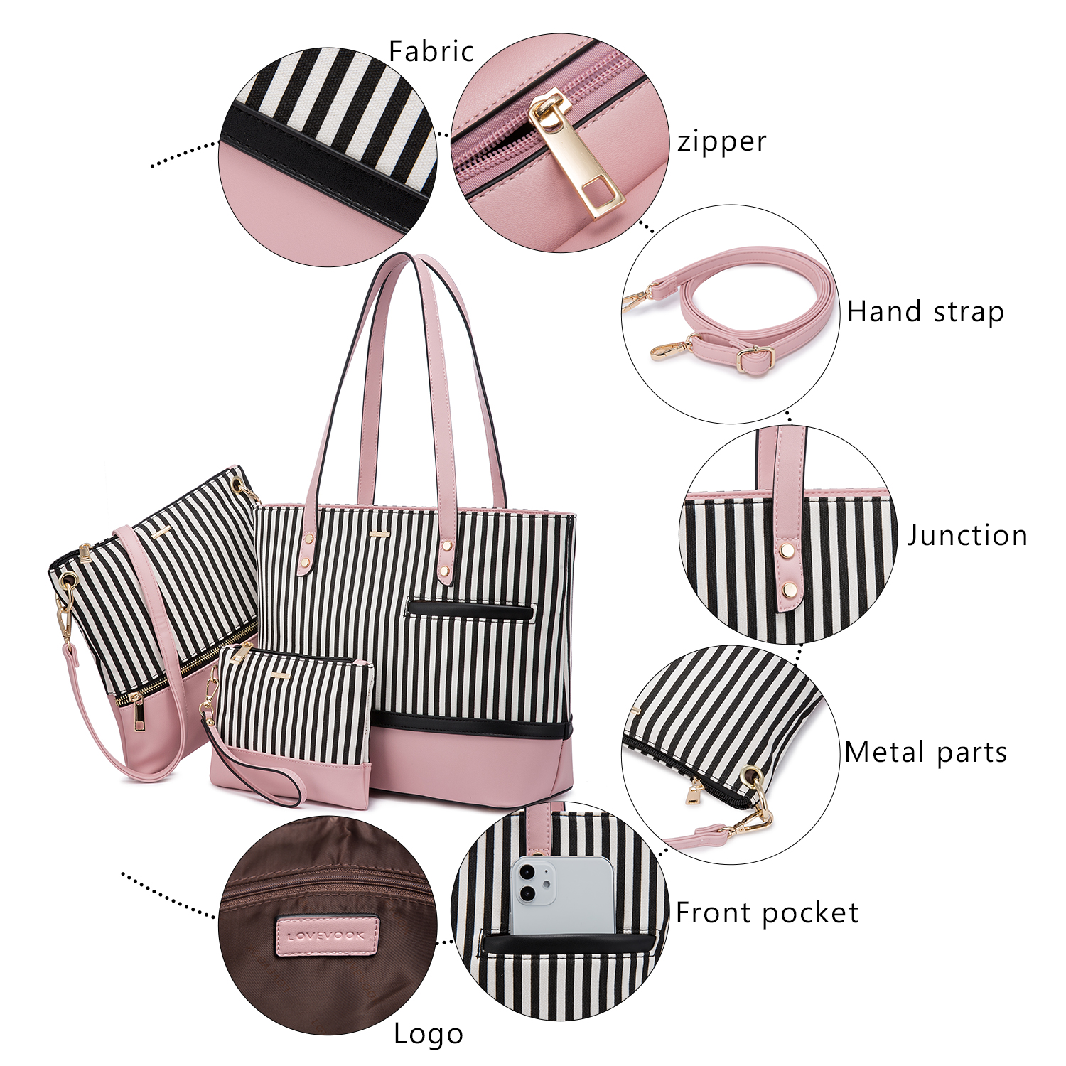 LOVEVOOK Borsa Tracolla Donna Piccola, Borse Media PU Pelle Morbido Impermeabile, Tracolla Rimovibile e Regolabile per Viaggi, Incontri e Spiaggia
