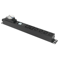 ETL PDU avec unité de Distribution de puissance d'affichage de disjoncteur de compteur l630p 240v 30A C13 C19 support PDU