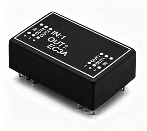 EC3A21 3W ตัวแปลงไฟ DC‑DC แบบ DIP Through Hole โมดูลจ่ายไฟแบบแยกส่วน ช่องจ่ายไฟคู่ - Product Image 1