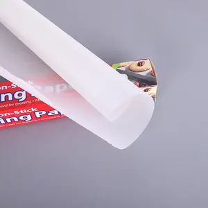 Индивидуальные высокое качество с покрытием силиконовая пищевая бумага для выпечки Силиконовые бумажные листы