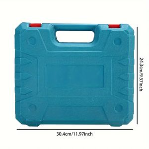 Probador de aislamiento eléctrico sin escobillas personalizado OEM, juego de herramientas de caja dura de tornillo de tierra de conducción de pilas con máquina de taladro eléctrico - Product Image 4