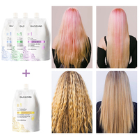 Crème lissante permanente pour cheveux 4c, activateur à l'huile d'olive nano, pour salon professionnel, pour femmes noires