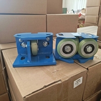 Rouleau de guidage double pour élévateur, assemblage de rouleaux de guidage robustes pour monte-charge, pièces de rechange