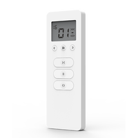 Télécommande universelle intelligente pour moteur électrique, 16 canaux, alimentée par piles, en ABS, design moderne, pour l'intérieur et l'extérieur