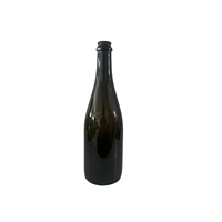 Bouteilles de vin en verre personnalisées, vides, mini, petites, 187, 375, 750 ml, col en liège Bourgogne, bon marché, pour champagne