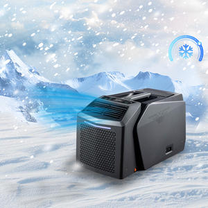 <span class=keywords><strong>Climatiseur</strong></span> portable à onduleur 1,5 CV 12V alimenté par batterie et énergie solaire, refroidissement/chauffage pour voiture et garage, système mini-split - Product Image 1