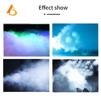 Machine à fumée 900W pour événements festifs, télécommande sans fil, machine à brouillard RGB 3-en-1 pour mariage