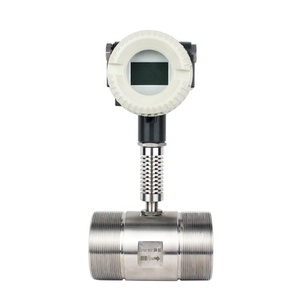 OEM 0.5% Accuracy LWGY Digital Liquid Oil Water 4-20mA Output DN10 DN50 Stainless Clamp Flange Turbine Flow Meter - Product Image 2