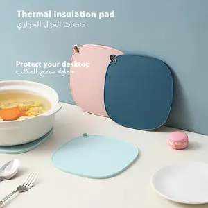 फर्नीचर, डाइनिंग टेबल इन्सुलेशन मैट, शुद्ध सिलिकॉन ग्लास कप मैट, गर्मी प्रतिरोधी, निर्माताओं द्वारा अनुकूलित