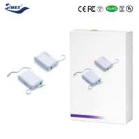 Power Bank Kabel Terintegrasi 10000mAh Kapasitas Besar Layar Digital Mini Pengisian Cepat Ganda Universal PD22.5W Baterai Li-Polymer