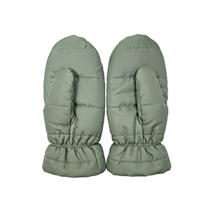 Guantes térmicos acolchados de color verde oliva, hasta la muñeca, con forro de poliéster para uso en exteriores en invierno - Product Image 2