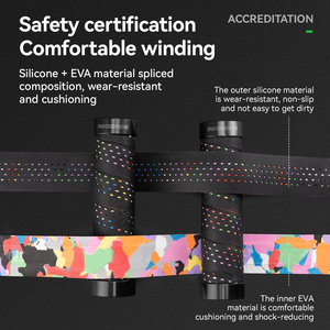 ROCKBROS-Accesorios de ciclismo profesional, cubiertas antideslizantes para <span class=keywords><strong>manillar</strong></span> ROB Bike <span class=keywords><strong>MTB</strong></span>, accesorio para bicicleta de <span class=keywords><strong>carretera</strong></span> - Product Image 3