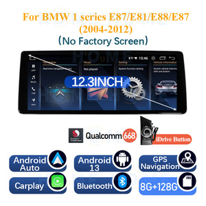 Autoradio Android 13 pour <span class=keywords><strong>BMW</strong></span> Série <span class=keywords><strong>1</strong></span> E81 E82 E87 2004-2012 12.3'' Carplay AndroidAuto Mirrorlink FM BT <span class=keywords><strong>GPS</strong></span> 4G - Product Image 6