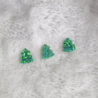 Vente chaude blanc laboratoire créé opale pendentif breloques forme personnalisée opale pierres précieuses pour les vacances Halloween et noël perles d'opale