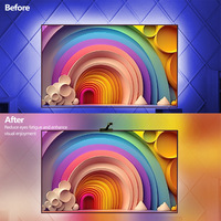 Kit d'éclairage d'ambiance pour téléviseur avec boîte de synchronisation LED, éclairage d'arrière-plan pour téléviseur intelligent, musique, WiFi, Dream Color RGB, bande lumineuse LED pour téléviseur