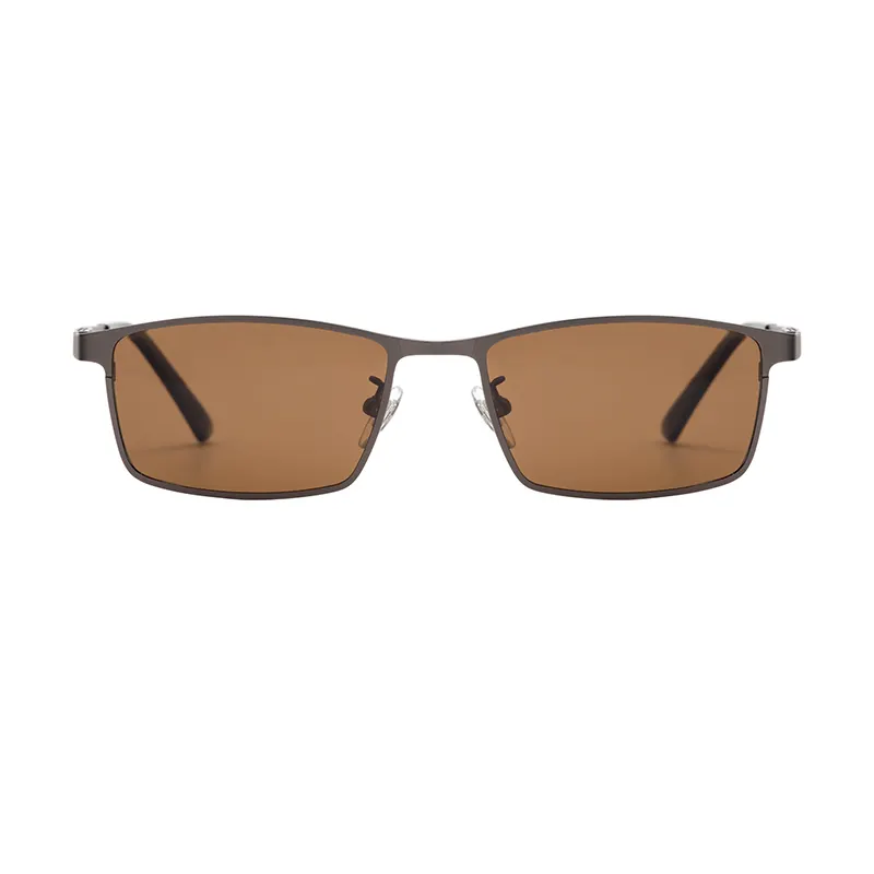 Brand designer vintage shades polarized men pure titanium sunglasses frames