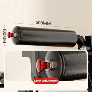 Máquina de Extensión y Flexión de Piernas Ajustable NJ, Equipo Profesional de Gimnasio para Entrenamiento de Piernas - Product Image 5